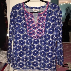 Vineyard Vines beach shirt or cover up
